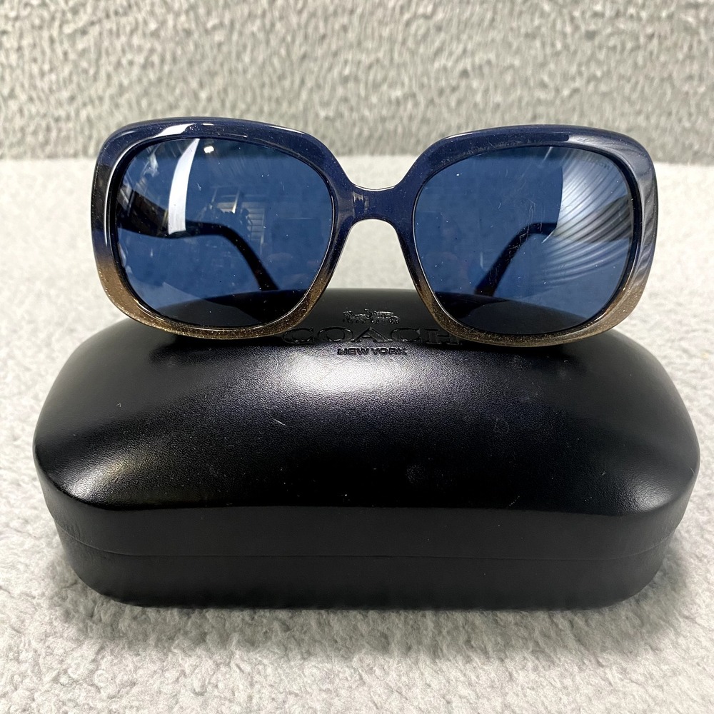 Coach-HC8178 L1591-547480 Denim Taupe Glitter Gradient Dark Blue Frames Only